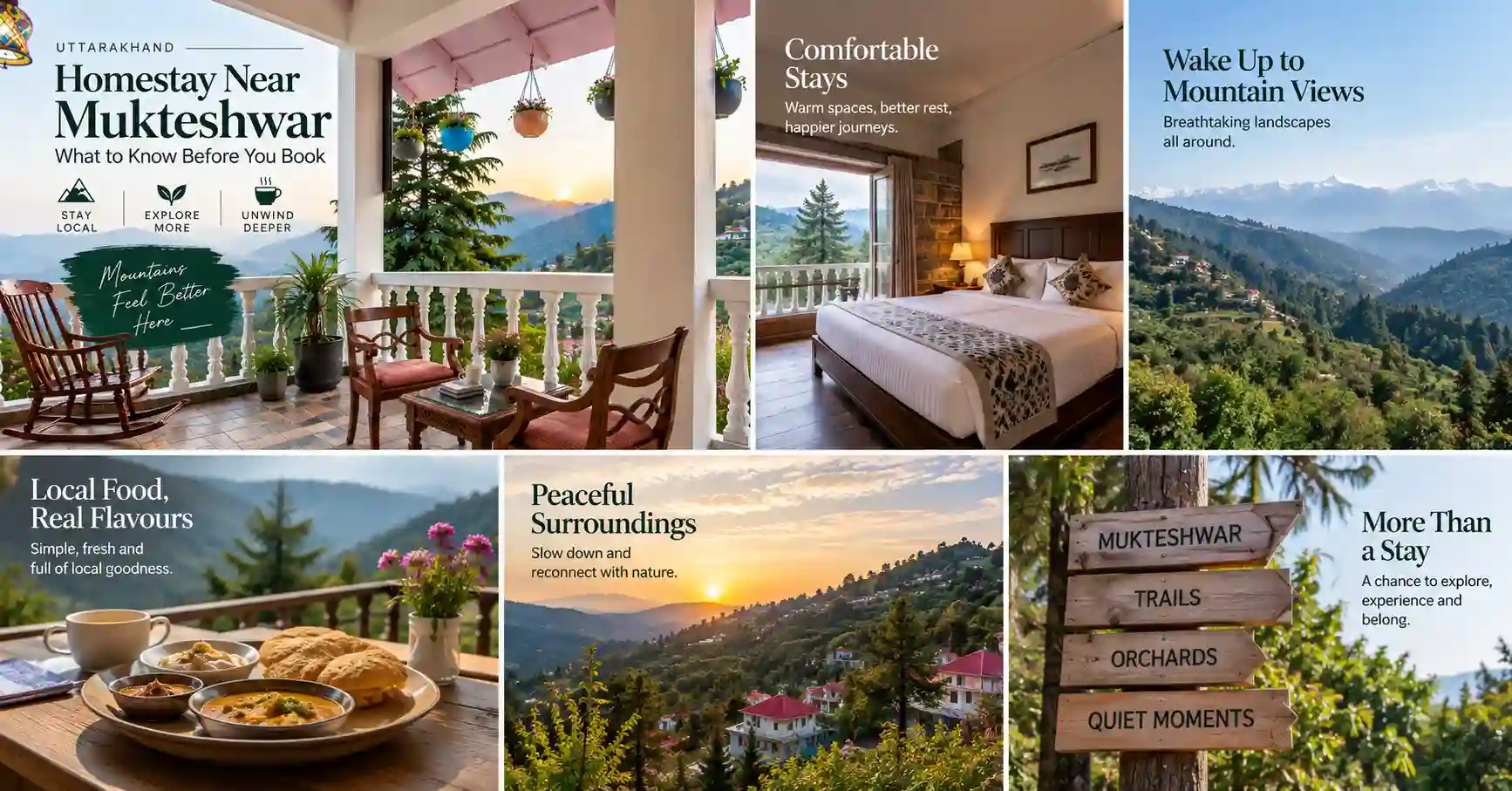 Homestay Near Mukteshwar Uttarakhand - What to know before booking: comfortable stays, mountain views, local food, and tranquil surroundings