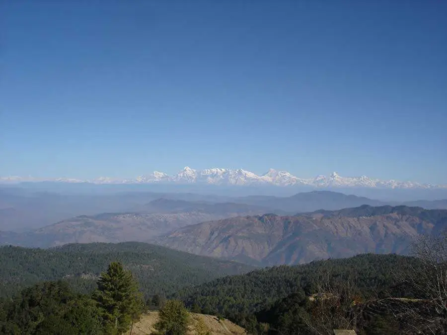 Nanda Devi Peak View from Mukteshwar